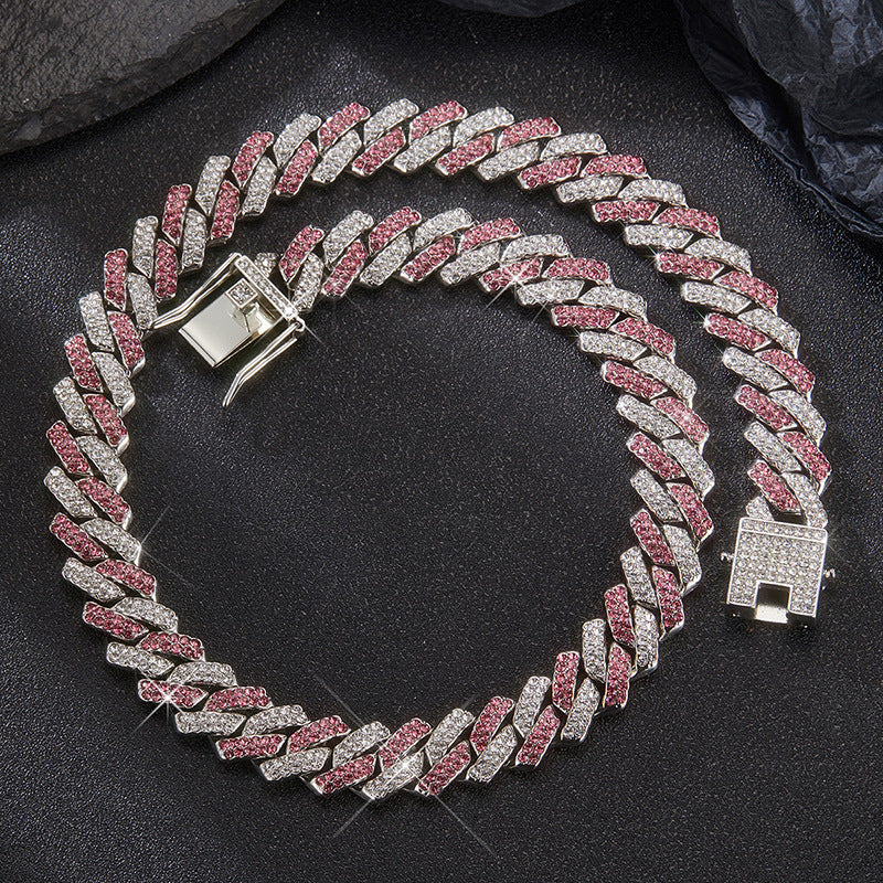 Diamond Cuban Chain Necklace Hip Hop Jewelry