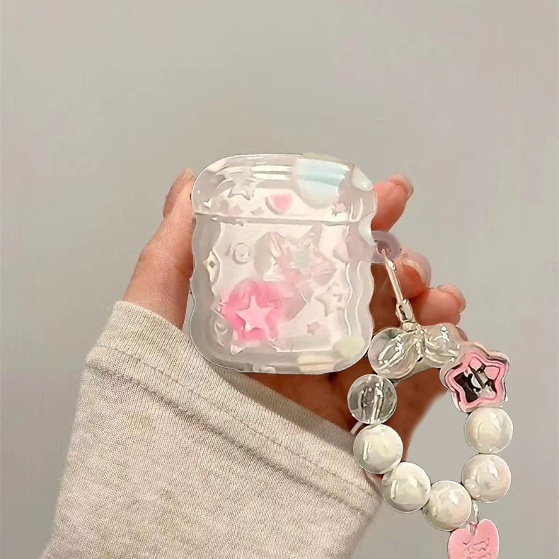 Three-dimensional Star-shaped Apple Bluetooth Wireless Earphones Case