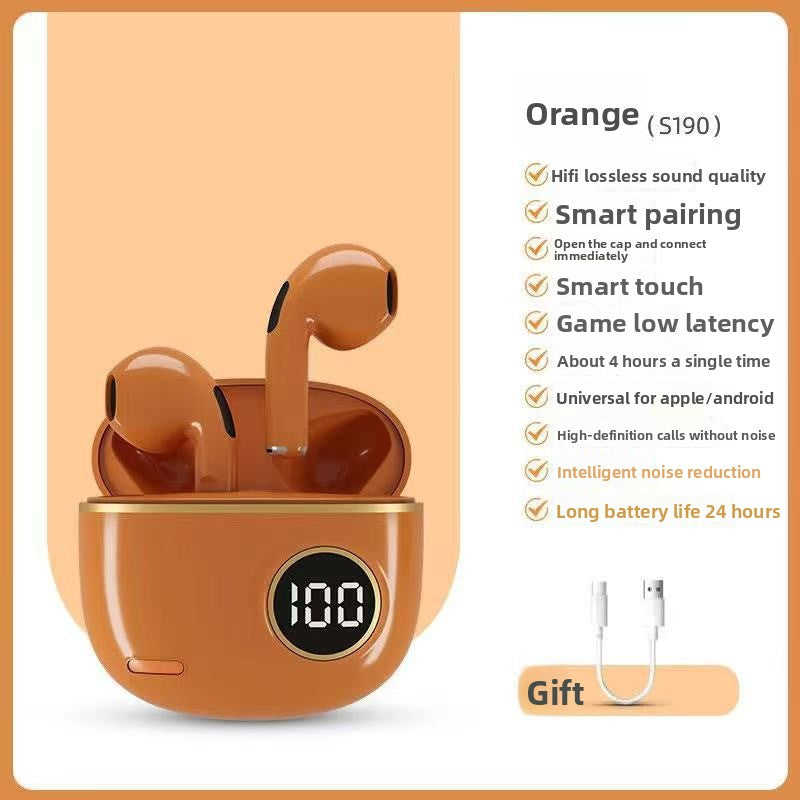 S190 True Wireless Bluetooth Earphones with Low Latency