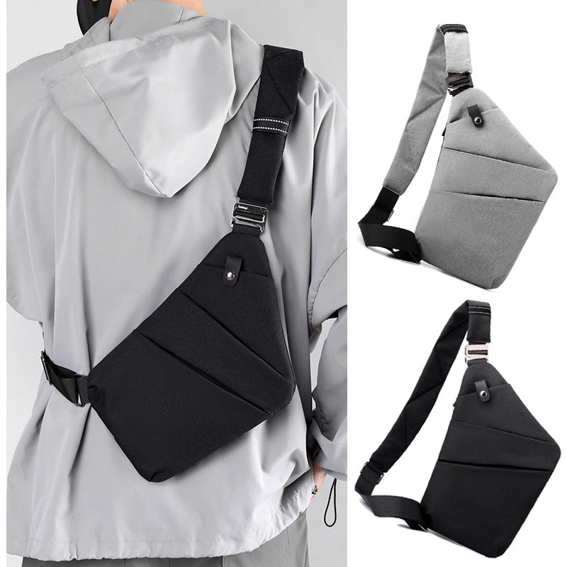 Crossbody Chest Bag with Anti-theft Design