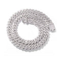 Diamond Cuban Chain Necklace with Zircon