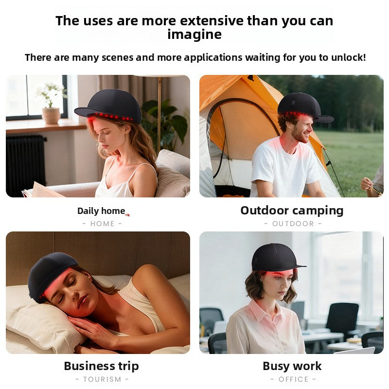 LED Hair Growth Therapy Cap with Red Light