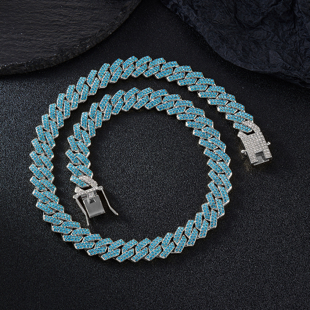 Diamond Cuban Chain Necklace Hip Hop Jewelry