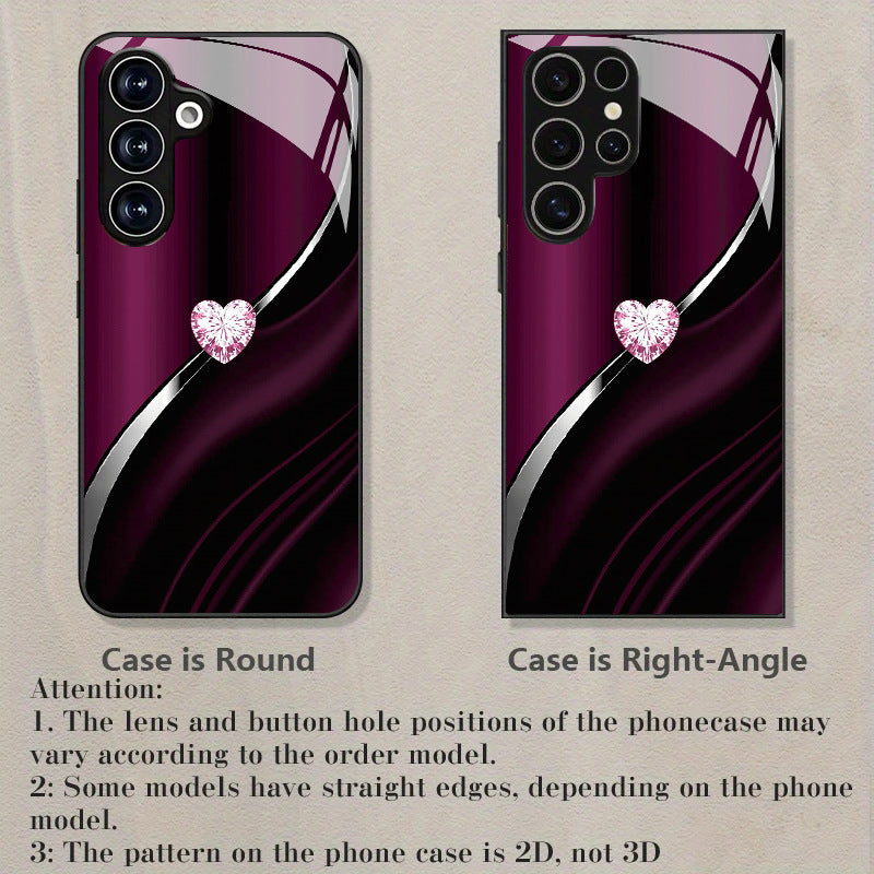 Colorful Heart Pattern Samsung Phone Case